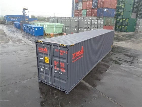 Contenitore di stoccaggio 40 piedi standard
