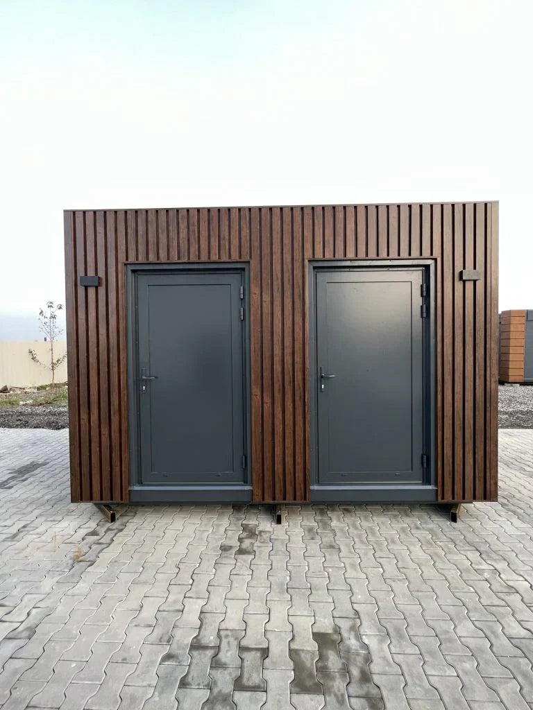 Modulo Sanitario con Doccia e WC Separati